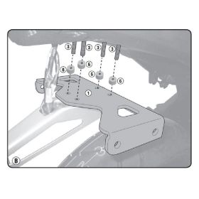 KAPPA 1152KIT ADATTATORE X MONTARE KLX1152