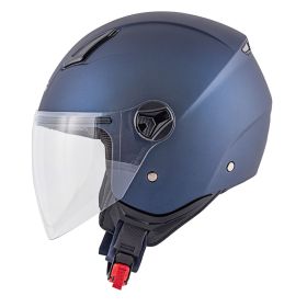 Casque demi-jet KAPPA KV28 Evo Join Basic bleu foncé mat