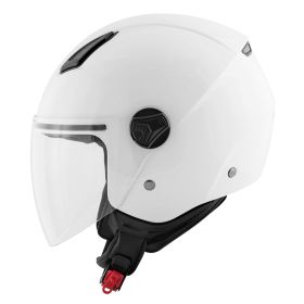 Casque demi-jet KAPPA KV28 Evo Join Basic blanc brillant