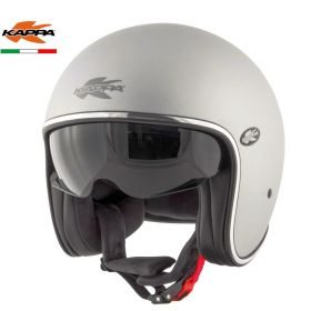 KAPPA JET HELME KV29 PHILADELPHIA SILBER CUSTOM VINTAGE OLD MOTORRAD GENEHMIGT