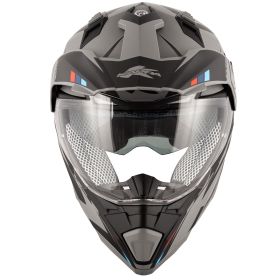 Casco Enduro Dual Road KAPPA KV30 Evo Grayer Grigio Opaco Nero