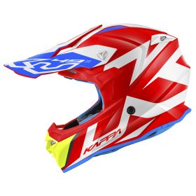 CASQUE DE MOTOCROSS KAPPA KV49 EVO GREAT ROUGE / BLANCHE