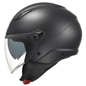 Casque demi-jet KAPPA KV57 Basic noir mat