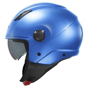 Casque Demi-jet KAPPA KV58 Basic bleu brillant