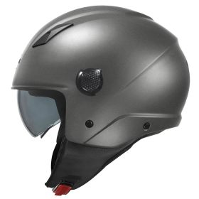 Casque demi-jet KAPPA KV58 Basic titane mat