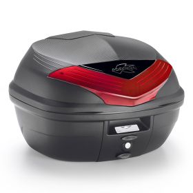 KAPPA K355 monolock topcase black red 35L