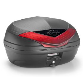 KAPPA K466 URBAN monolock topcase black red 46L
