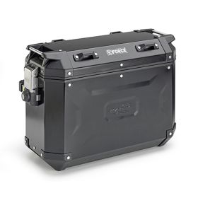 VALISE LATERALE 37 LT GAUCHE MONOKEY SIDE ALUMINIUM NOIR