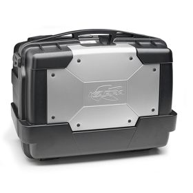 PAIRE VALISES LATERALES 46 LT GARDA COVER ARGENT MONOKEY