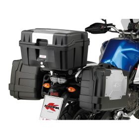 PAIRE VALISES LATERALES 46 LT GARDA COVER ARGENT MONOKEY