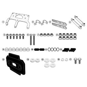 ATTACCO X KS250 TOOL BOX SU PORTAVALIGIE