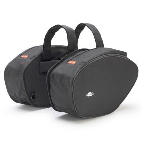 Coppia borse laterali espandibili KAPPA ST100B STRYKER nero 30L