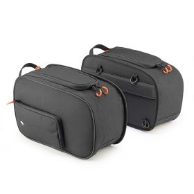 KAPPA PAIR OF SOFT BLACK SADDLEBAGS STRYKER ST105 17 LT WITH STRAPS