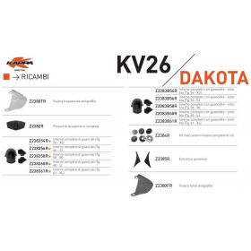KAPPA SPARE PART Z2383B56R - INNER LINING COMPLETE WITH CHEEK PADS