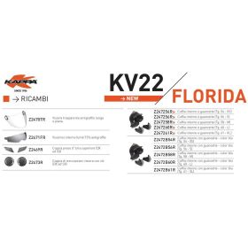 KAPPA SPARE PART Z2472B61R - CUFFIA INNER LINING AND CHEEK PADS