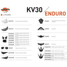 HELM ERSATZTEILE KAPPA Z2552WHBOR