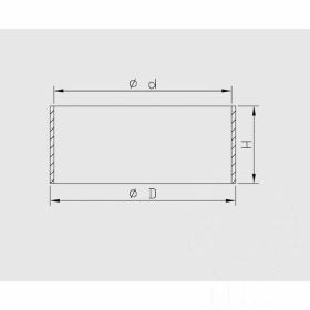 Boccole scorrimento forcella KAYABA 41x43x20