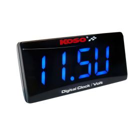 Clock voltmeter Koso Super Slim digitale blu