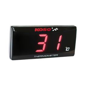 Termometro Koso Super Slim digitale rosso