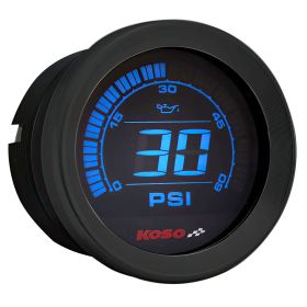 Manomètre de pression d'huile Koso HD-02P pour Harley Davidson