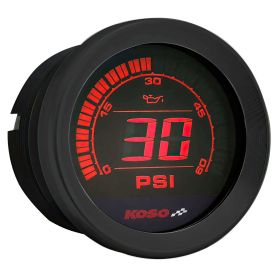 Manomètre de pression d'huile Koso HD-02P pour Harley Davidson