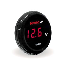 Koso Münze rotes Voltmeter
