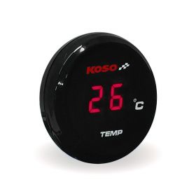 Koso Coin thermomètre rouge