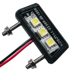 ILLUMINAZIONE LUCE TARGA LED KOSO 17,5 X 42 MM UNIVERSALE OMOLOGATA