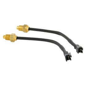 KOSO Digitales Temperaturmessgerät 0-120°C 60x30 mm Schwarz mit Hintergrundbeleuchtung