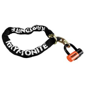 Kryptonite New York anti-theft chain with padlock and loop ring 130 cm