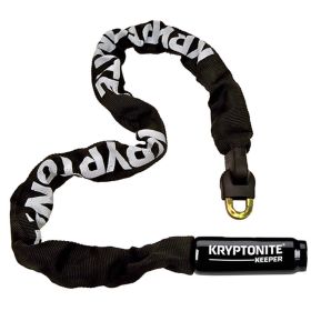 Kryptonite Keeper anti-theft chain black with integrated lock 85 cm