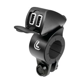 Doppia presa Usb a manubrio Lampa Usb-Fix Trek Ultra Fast Charge 5400 mA 12/24V