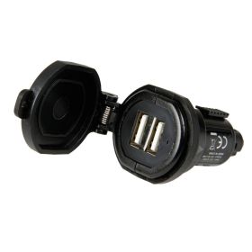 Lampa Din-Tech 2-port USB Fast Charge Battery Charger 2700 mA 12/32V