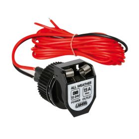 PX-2, ALL-WEATHER POWER SOCKET, 12/24V LAMPA