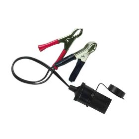 SOCKET WITH BATTERY CLAMPS 12/24V LAMPA