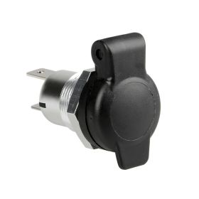 Lampa DIN Aluminium-Einbau-Steckdose 12/24V