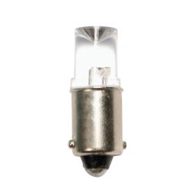 12V MICRO LAMP 1 LED - (T4W) - BA9S - 2 PCS- D/BLISTER - WHITE PILOT