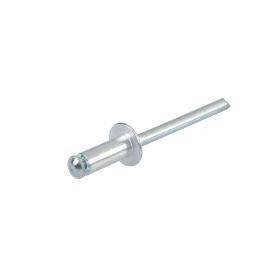 Lampa Aluminiumnieten-Set 50 Stück für Nummernschilder Silber