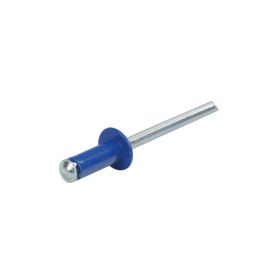 Satz von 50 Lampa Aluminiumnieten Graf für Kennzeichenblau