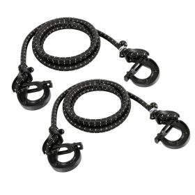 Coppia corde elastiche Lampa Uni-Flex regolabili con ganci di sicurezza