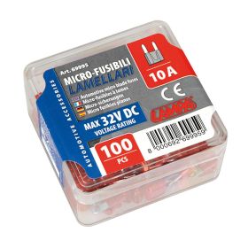 Micro fusibili lamellari Lampa 100pz 12/32V 10A