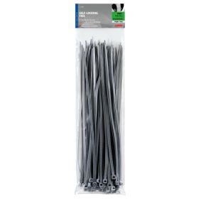 Attaches-câbles Lampa 30cm Gris 100 pièces