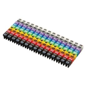 Ensemble de 150 marqueurs de câbles polyvalents colorés par Lampa