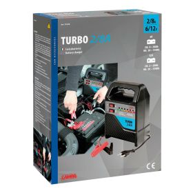 Caricabatteria moto Lampa Turbo 6/12V 2/8A protezione inversione di polarità