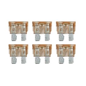 SMART LED, SET 6 FUSIBILI LAMELLARI CON SPIA A LED, 12/32V - 7,5A
