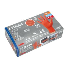 Lampa X-Strong Nitrilhandschuhe für Werkstattgebrauch 50 Stück L