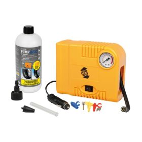 Kit de réparation de pneus sans chambre à air Lampa Pump & Go