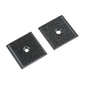 Lampa Velour Clips mit zentralem Loch 35x35mm 2 Stück kompatibel für Bänder