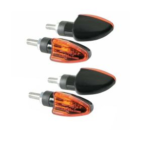 LAMPA 4X PAAR PFEILE MOTORRADBIRNE UNIVERSAL SCHWARZ YAMAHA