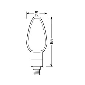 Lampa Tuareg 12V LED Schwarze Pfeile